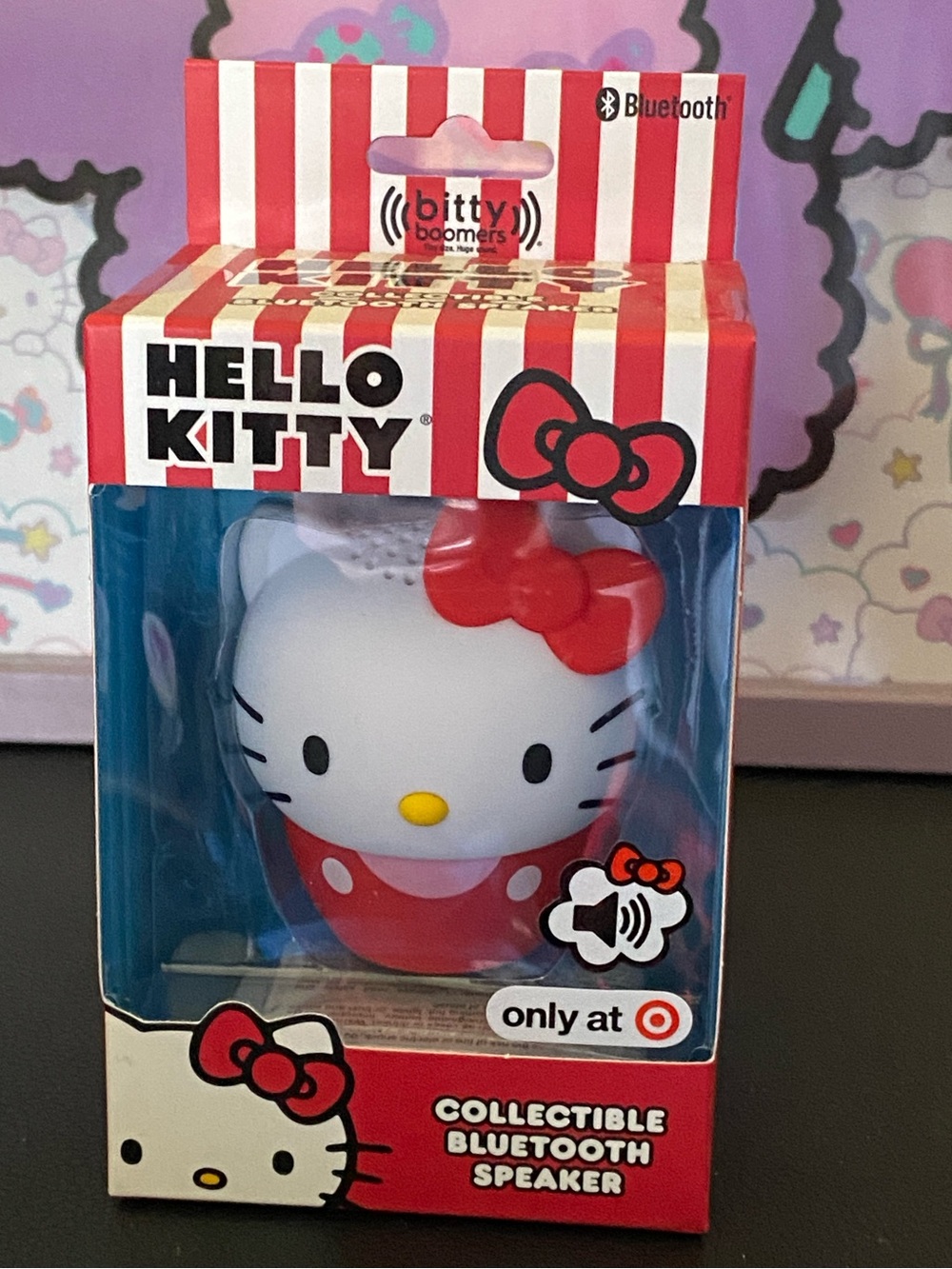 NIB Hello Kitty Collectible Bluetooth Speaker ❤️🖤